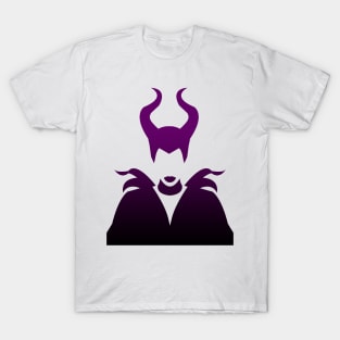 Maleficent Ombre / Purple and Black T-Shirt